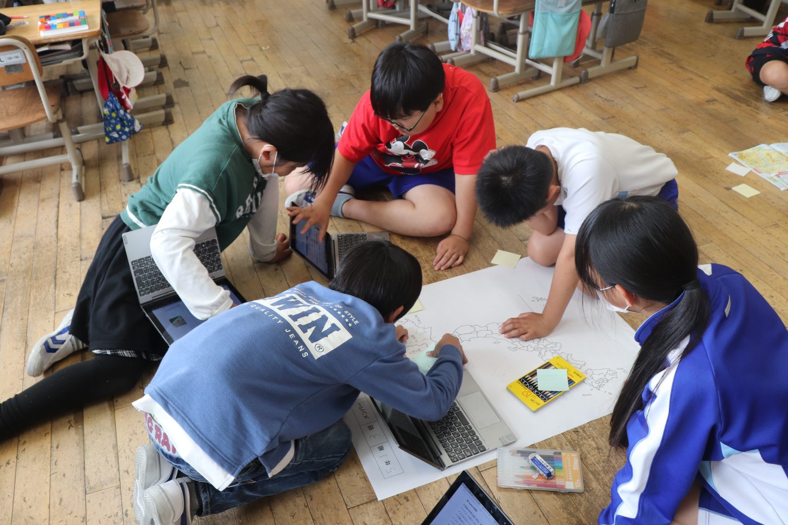 5月27日 5年1組 社会科「国土の気候と地形」 « 行方市立麻生東小学校